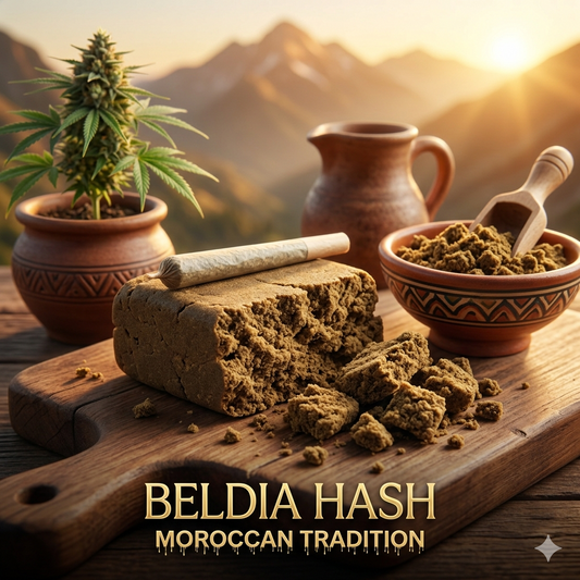 Hash Beldia CBD+ | Résine Traditionnelle Marocaine - Qualité Premium
